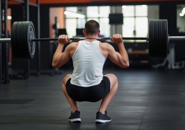 squat in a gym Exercises to Tone Your Buttocks and Thighs