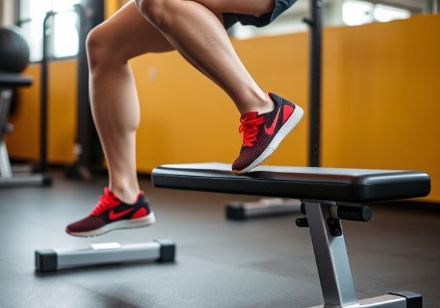 step-ups on a sturdy bench