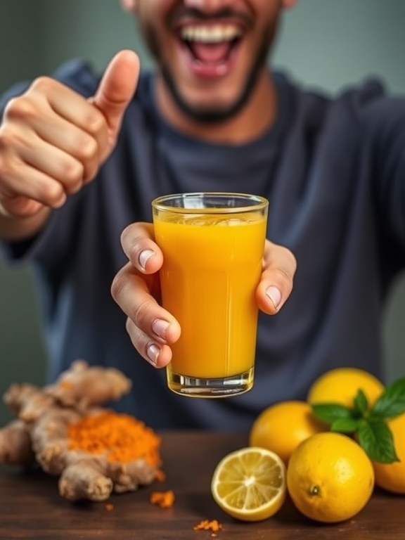 Ginger Turmeric Shot Recipe