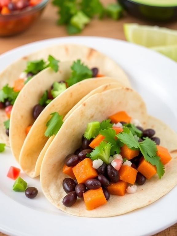 Sweet Potato and Black Bean Tacos