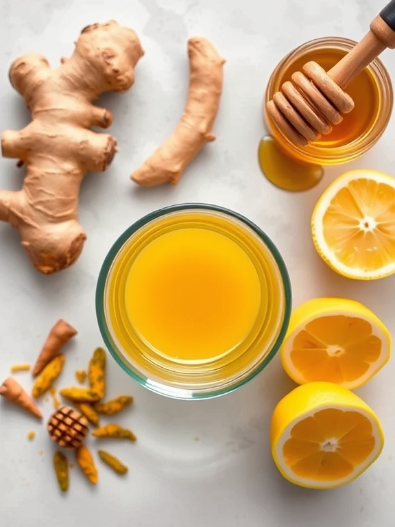 Ginger Turmeric Shot Recipe