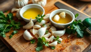 Garlic Butter Sauce Preparation