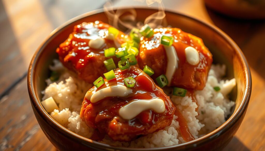 hot honey chicken bowl