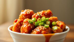 hot honey chicken bowls